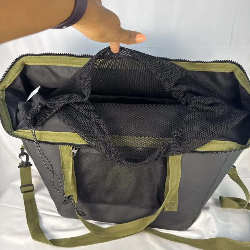 Rip Curl Black and Olive Green Surf Series Duffle Tote